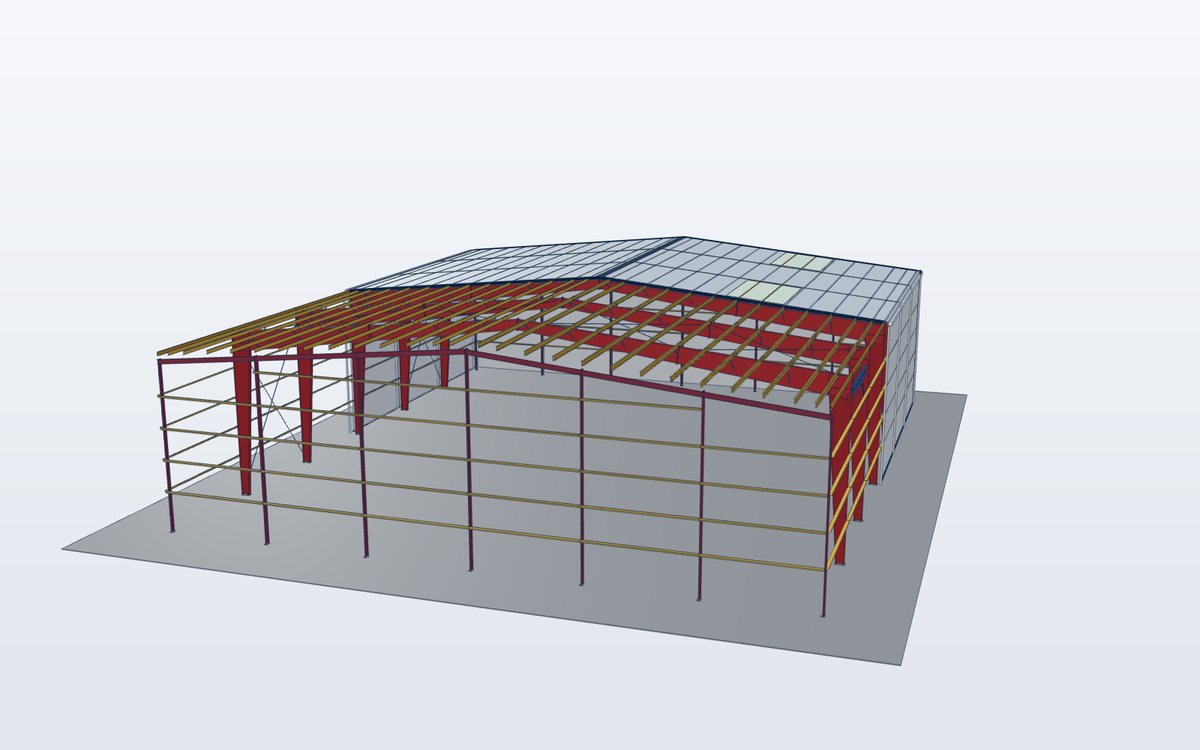 Primary Framing – Columns, Rafters & Bracing