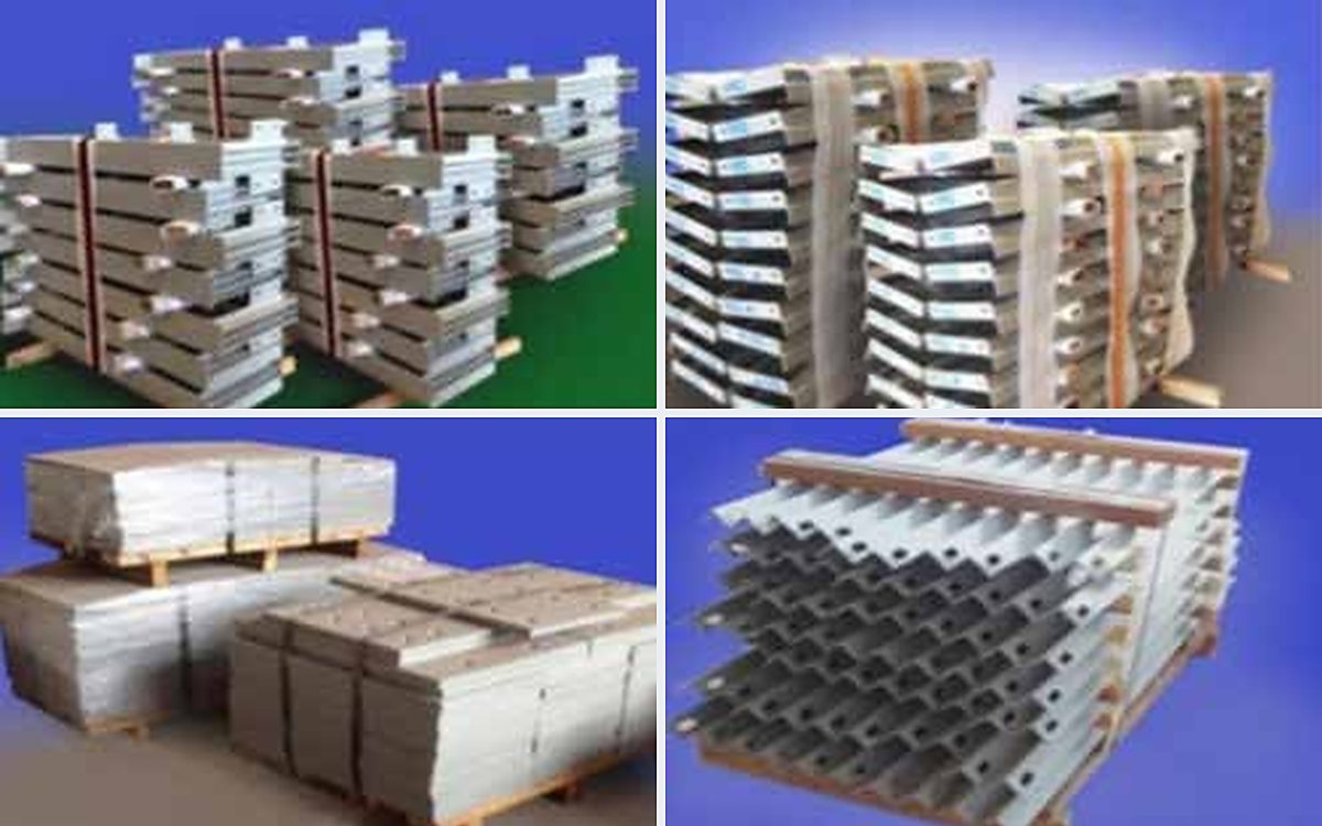 Packing materials and pallets prepared for export