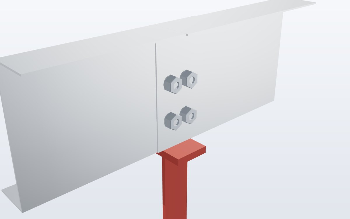 Lapped Z purlins bolted to a rafter cleat