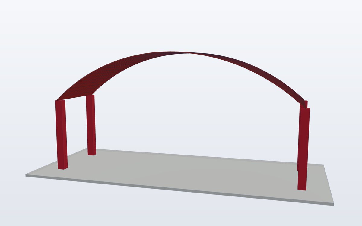 Curved sheets – view