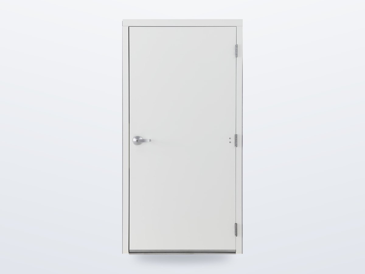 Knock-down walk doors for metal buildings