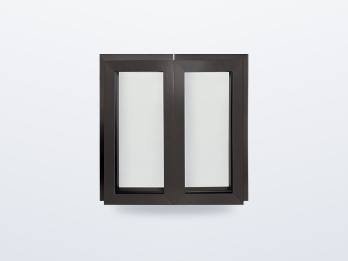 Bronze aluminium sliding window