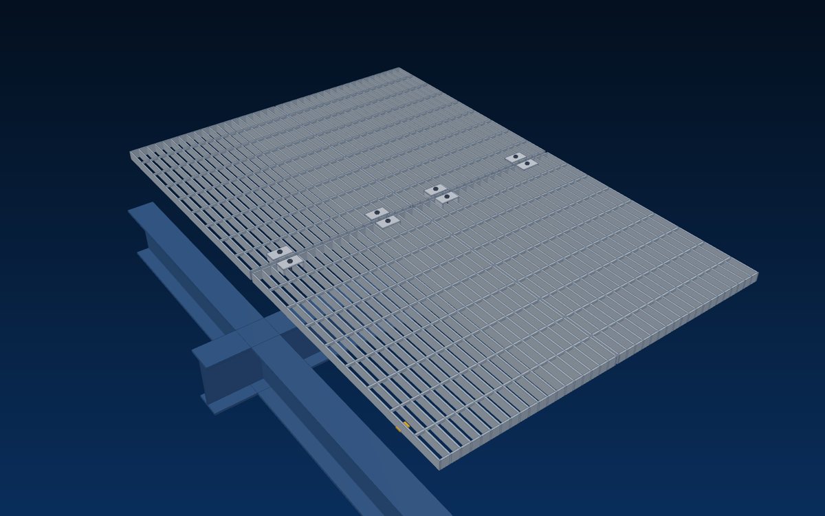 WS grating clips and fasteners