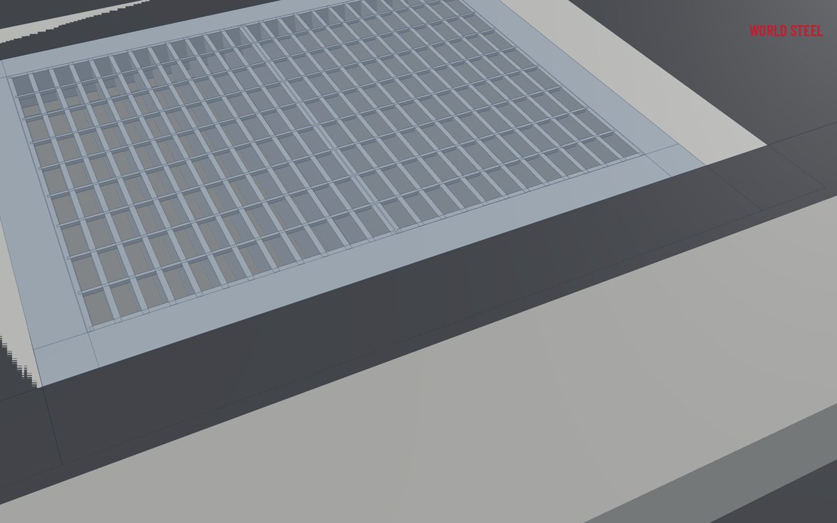 Deep bearing bars, heavy angle frame and anchor lugs