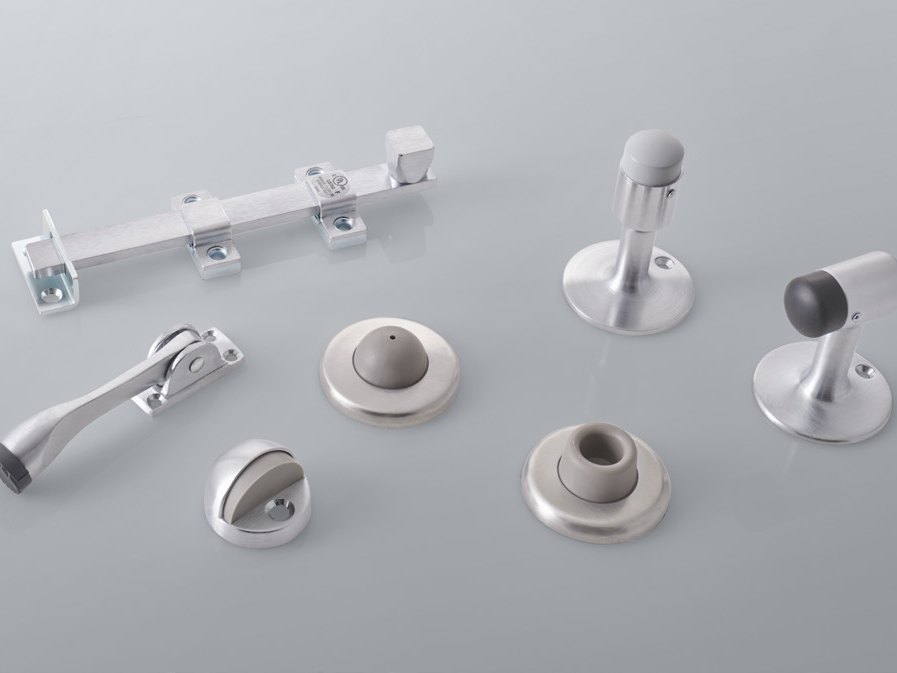 Door stops, holders and bolts
