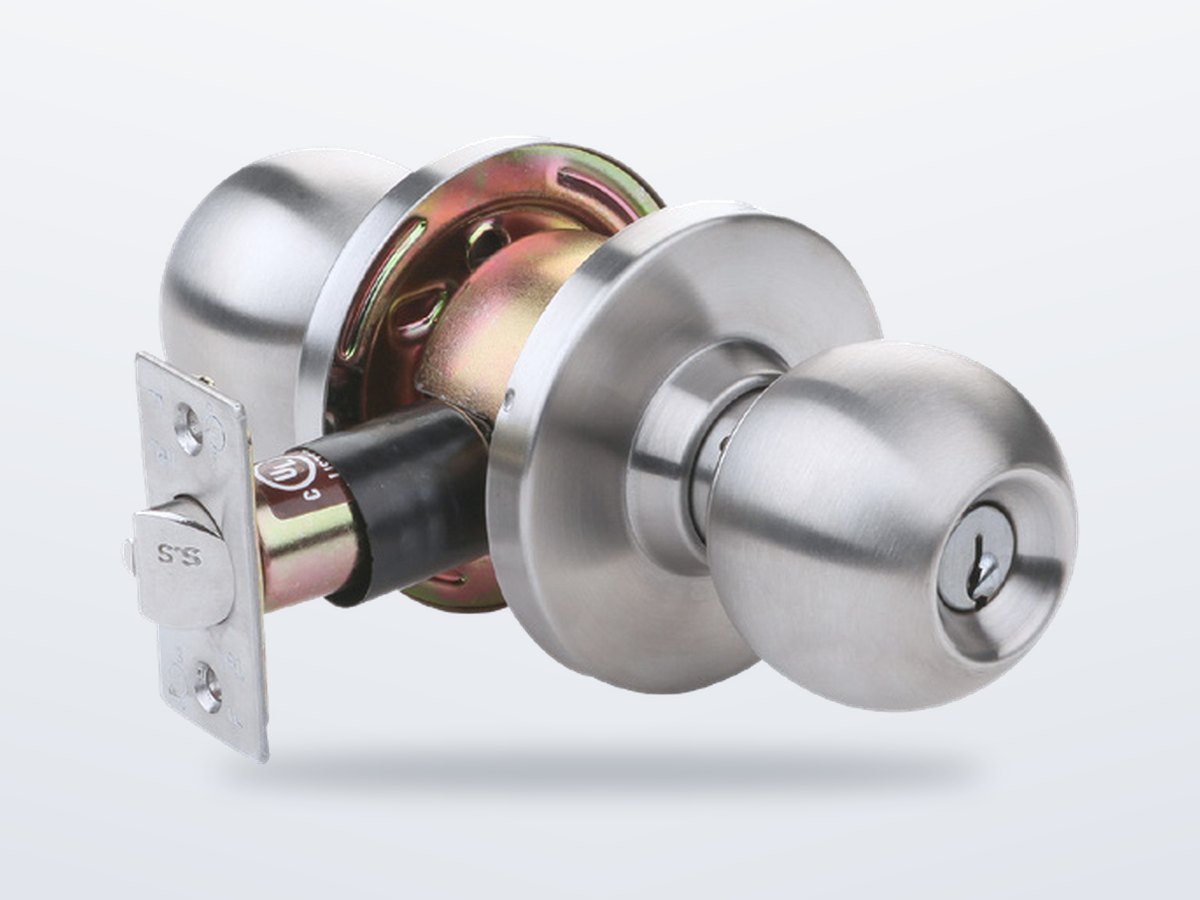 Heavy-duty cylindrical knobset