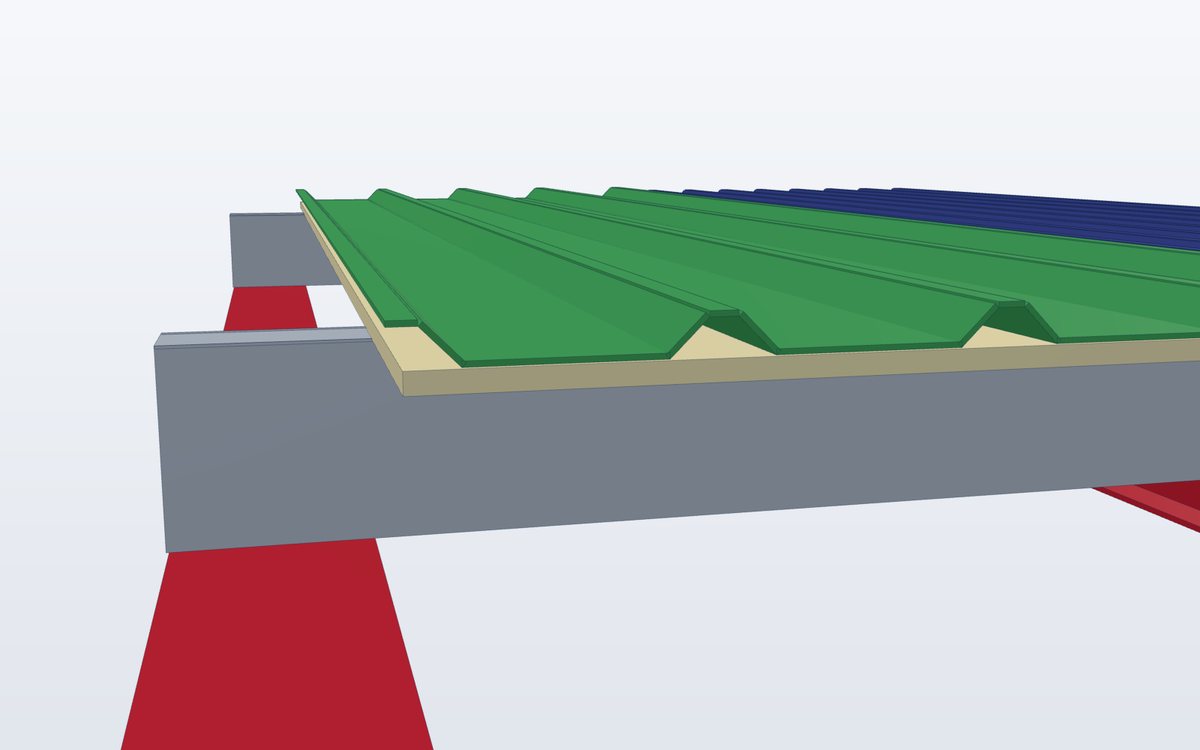 Insulated sheets – profile detail
