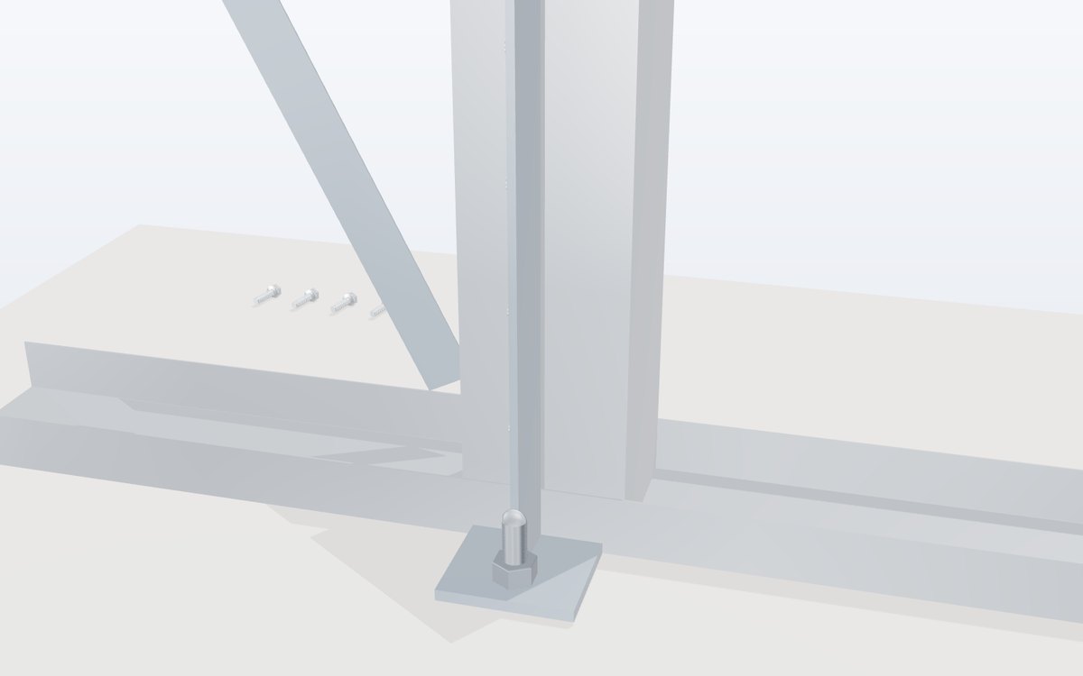 Hold-down bracket and anchor nut