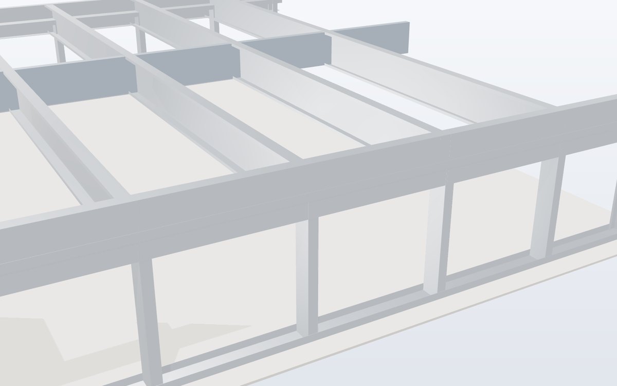 Floor joists bearing on wall track