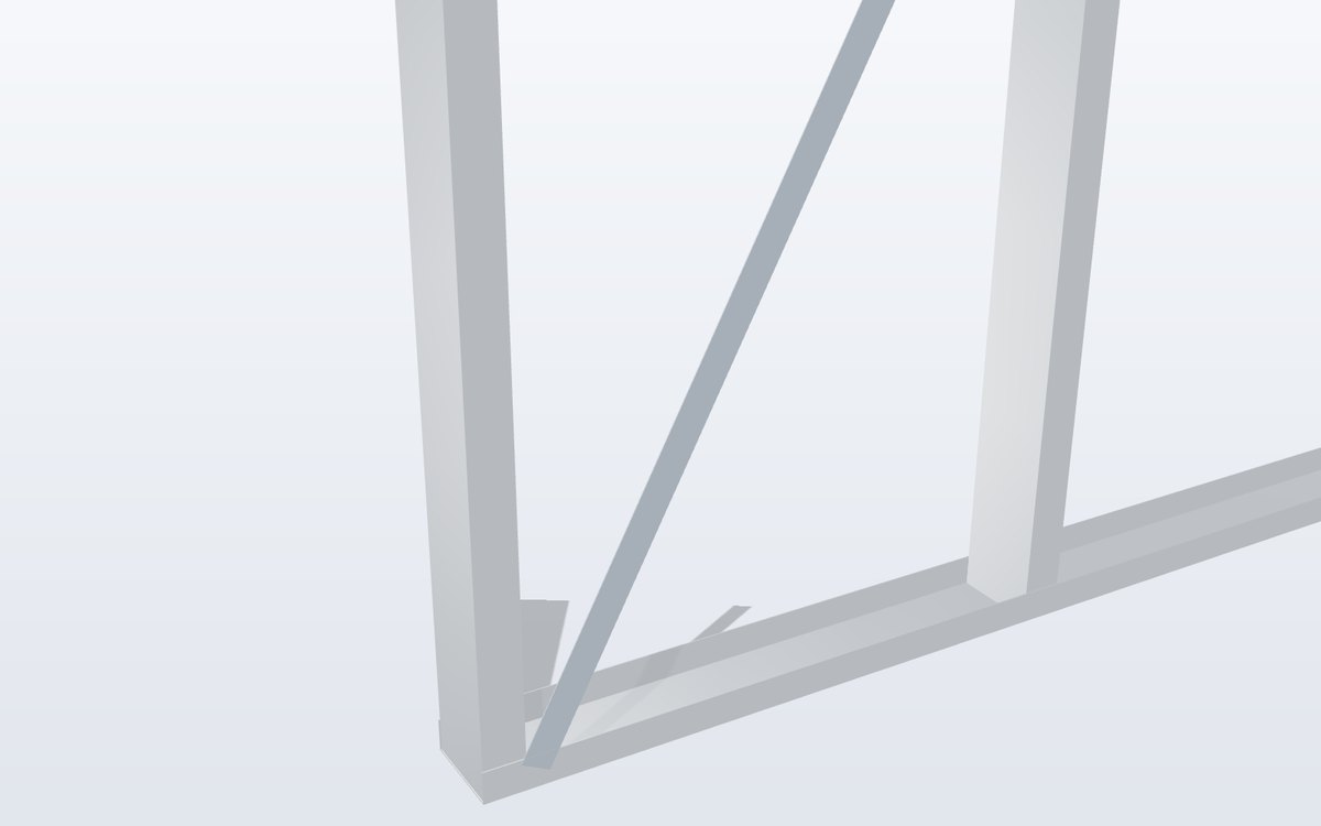 LGS stud wall framing
