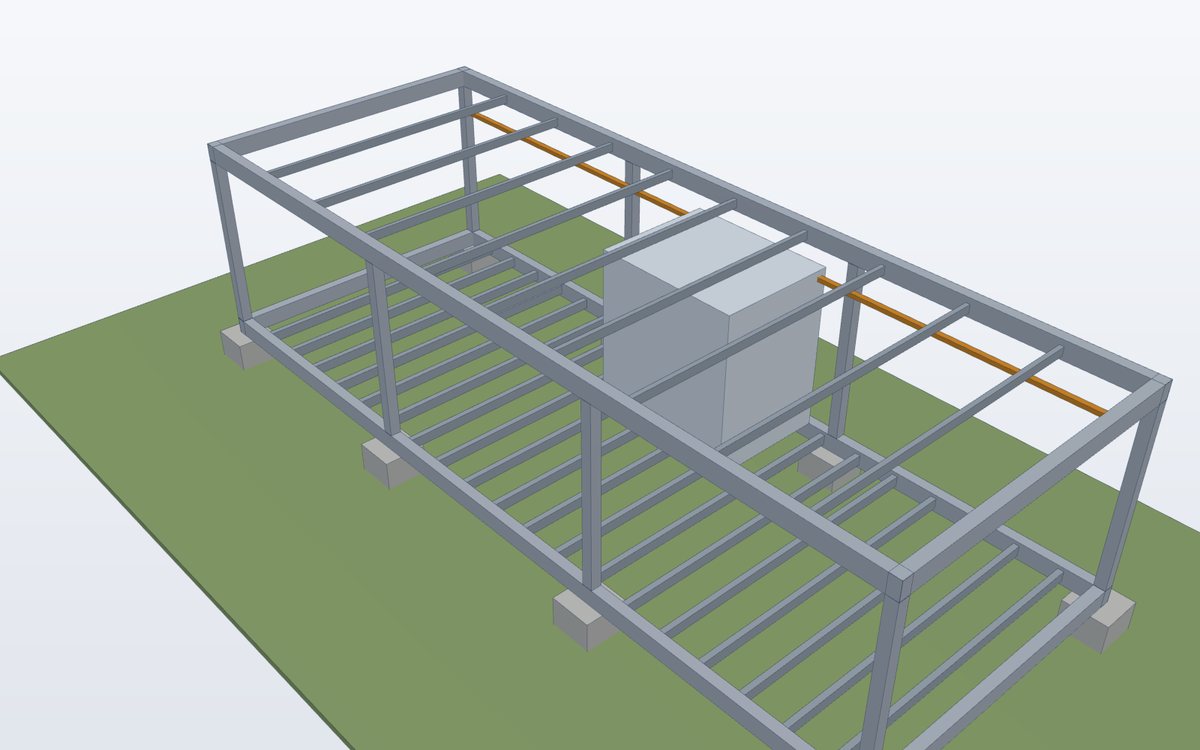 Steel modular house system