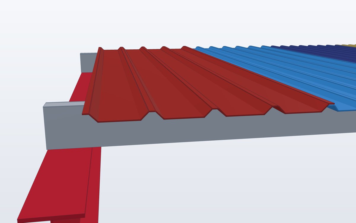 Trapezoidal sheets – profile detail
