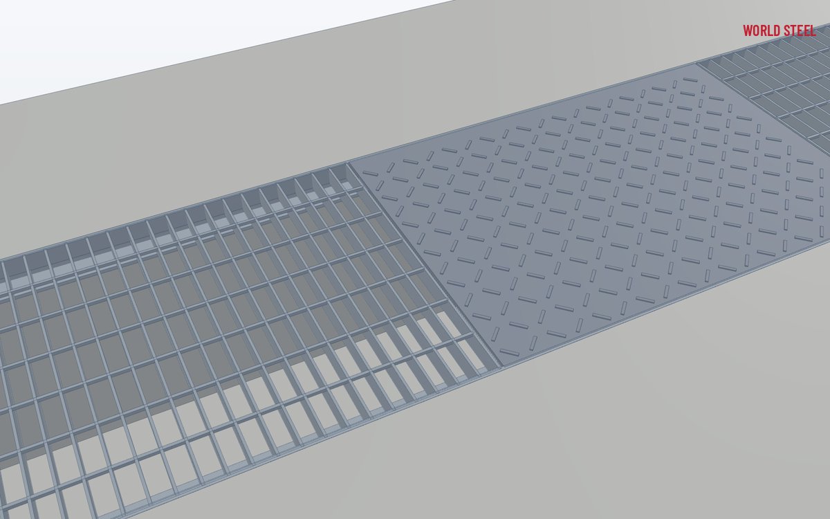 Cast-in trench frame angle with anchor lugs