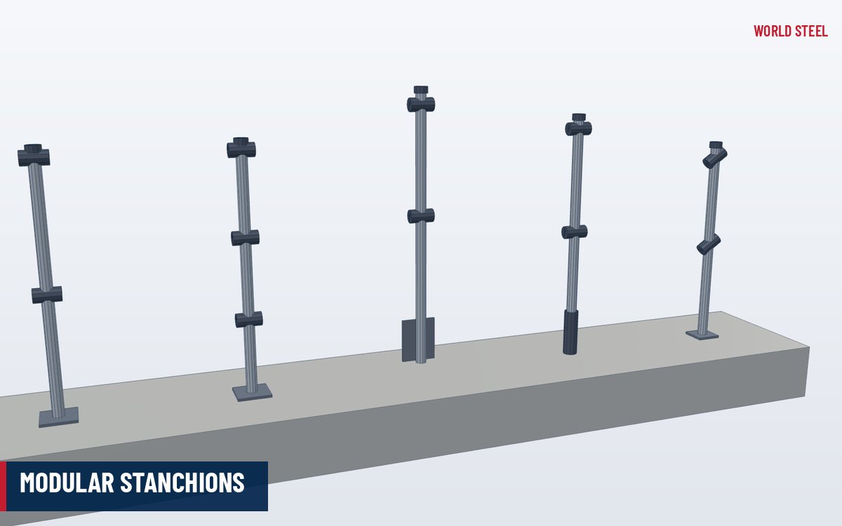 Modular stanchions