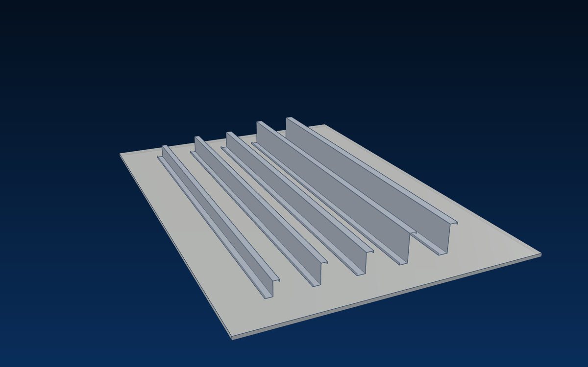 Galvanized cold-formed Z purlins of several sizes
