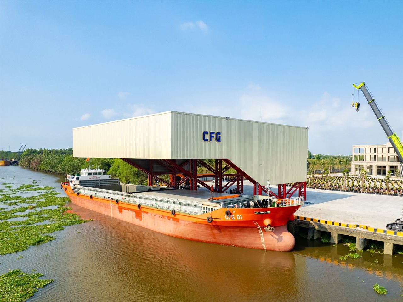 CFG Long An Bridge – steel structure, Tay Ninh Province, Vietnam