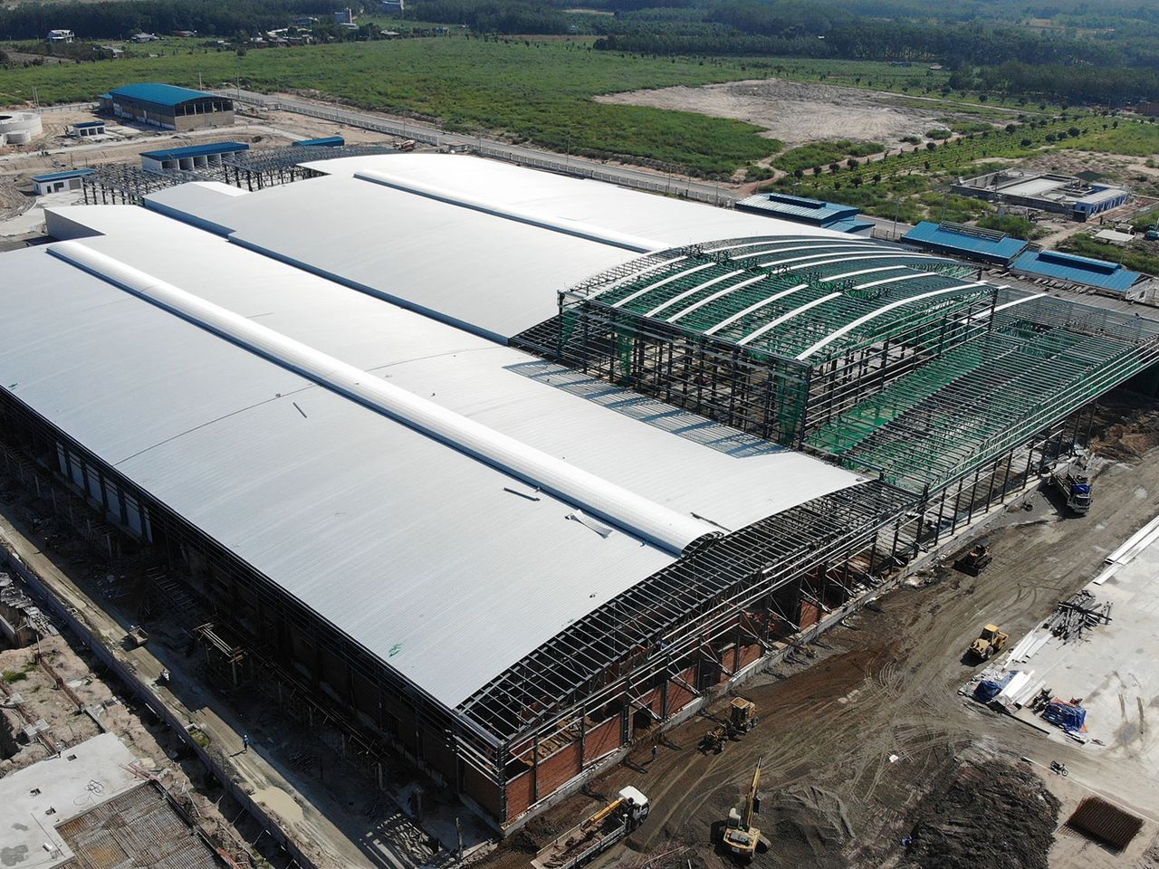 CPV Food Company Limited Food Processing Factory – steel structure, Dong Nai Province, Vietnam
