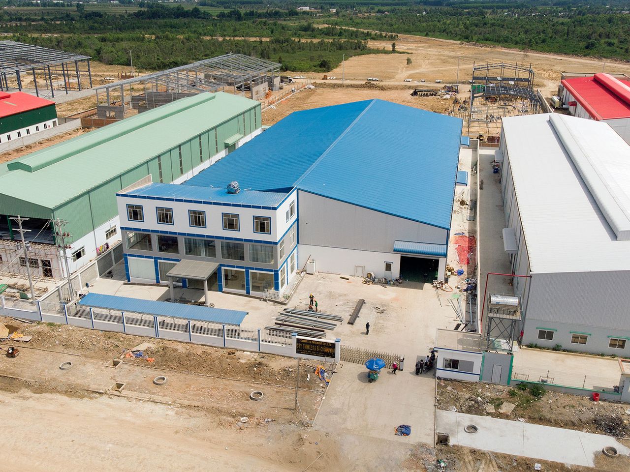 Cuong Dai Packaging Company Limited Factory – steel structure, Tay Ninh Province, Vietnam