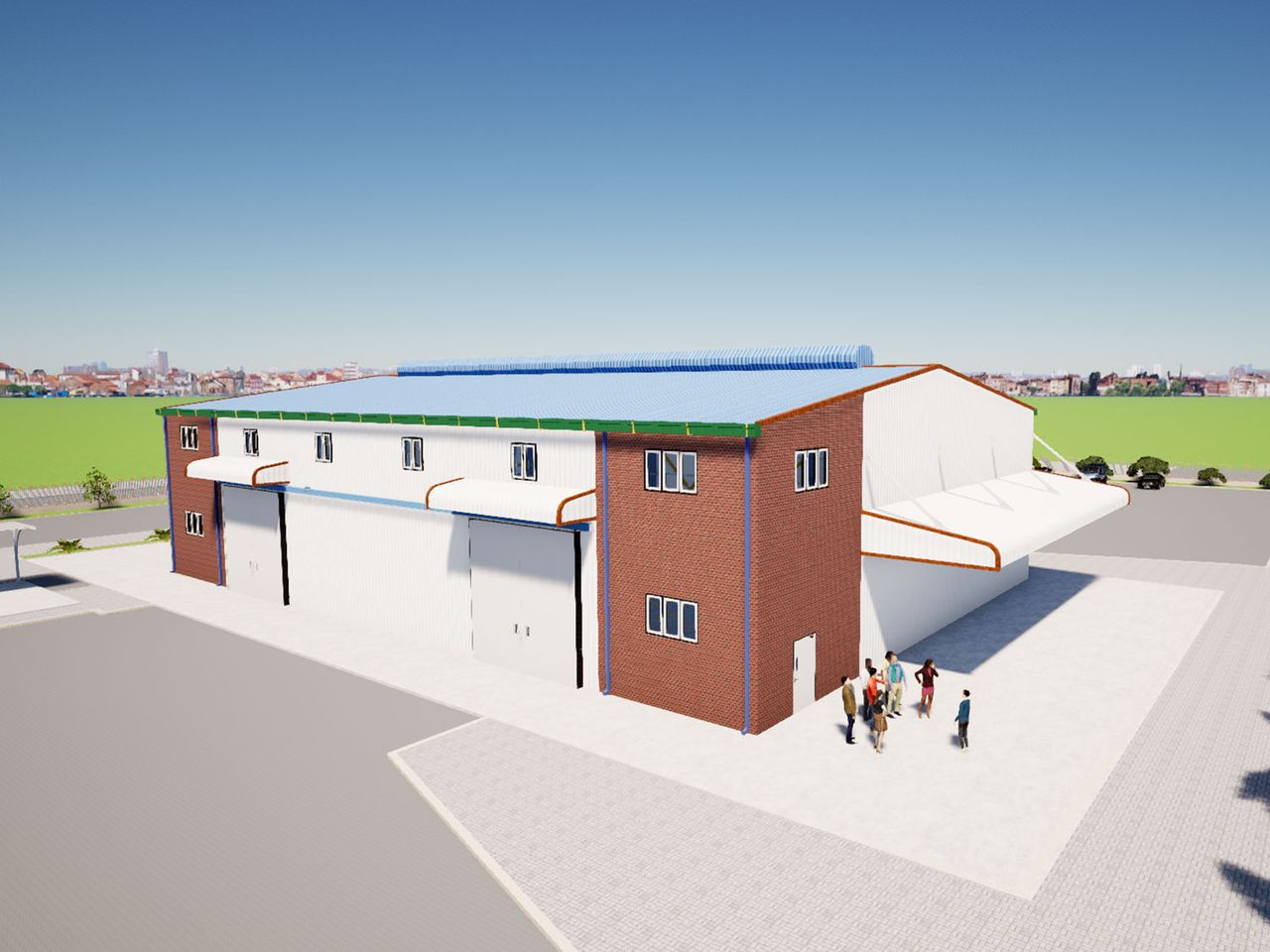 Guyana Warehouse – steel structure, Guyana