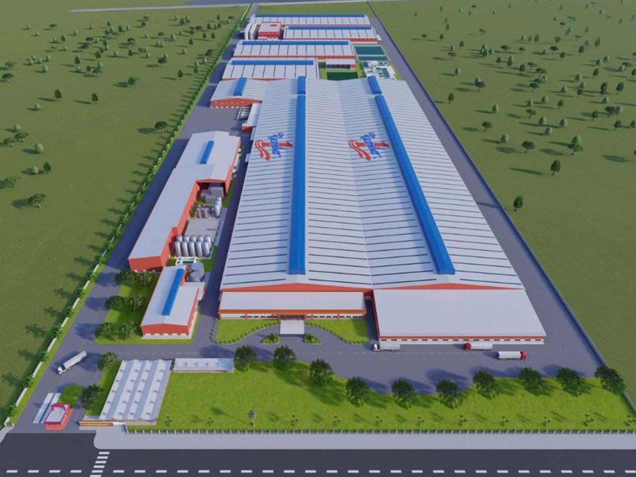 Hau Giang Number One Beverage Factory – steel structure, Can Tho City, Vietnam