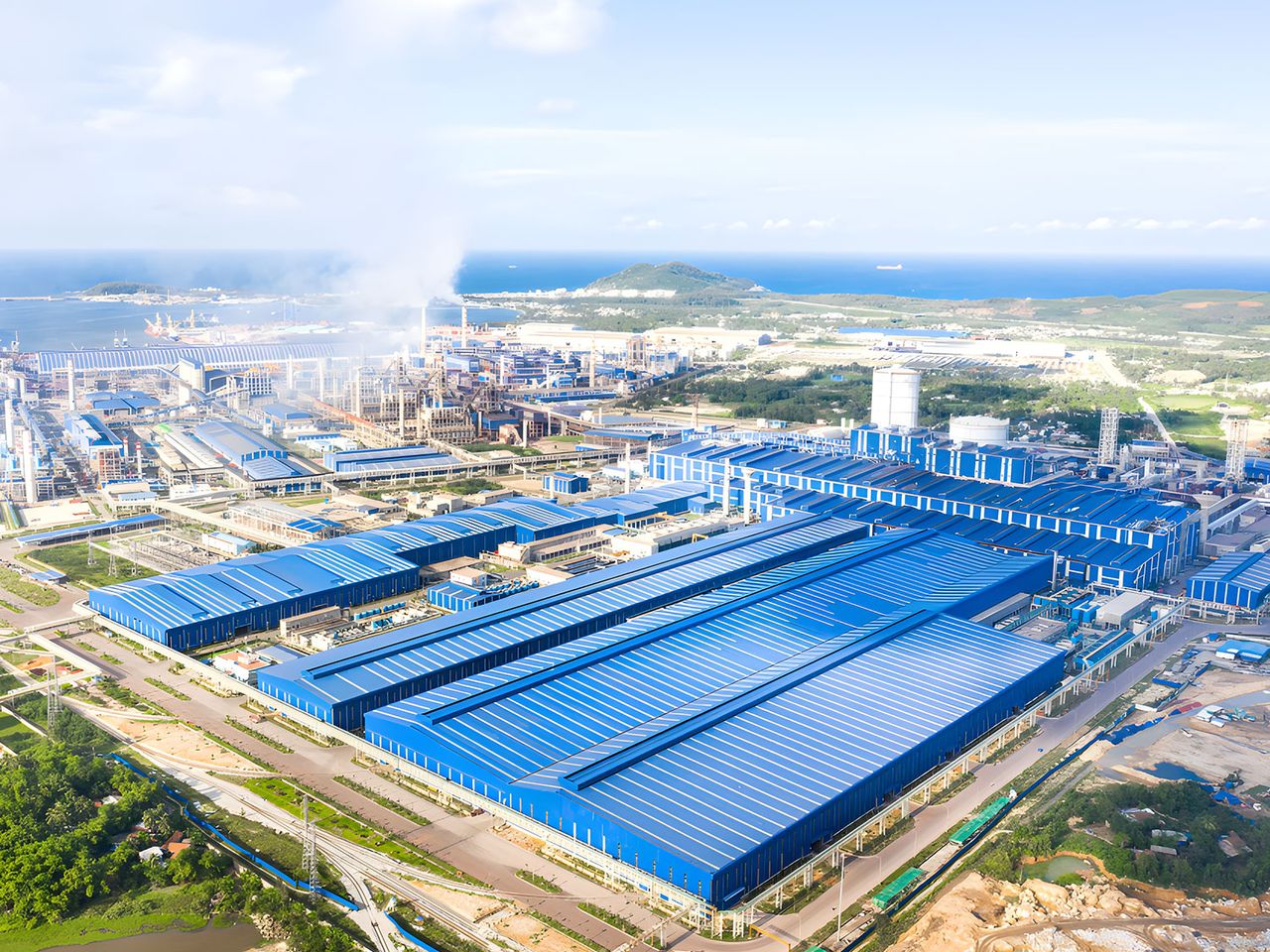 Hoa Phat Factory Project – steel structure, Quang Ngai Province, Vietnam
