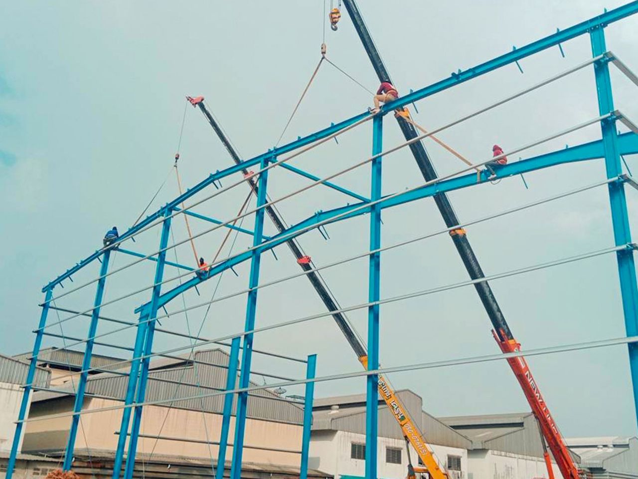 JSB Warehouse 28×76 – steel structure, Thailand
