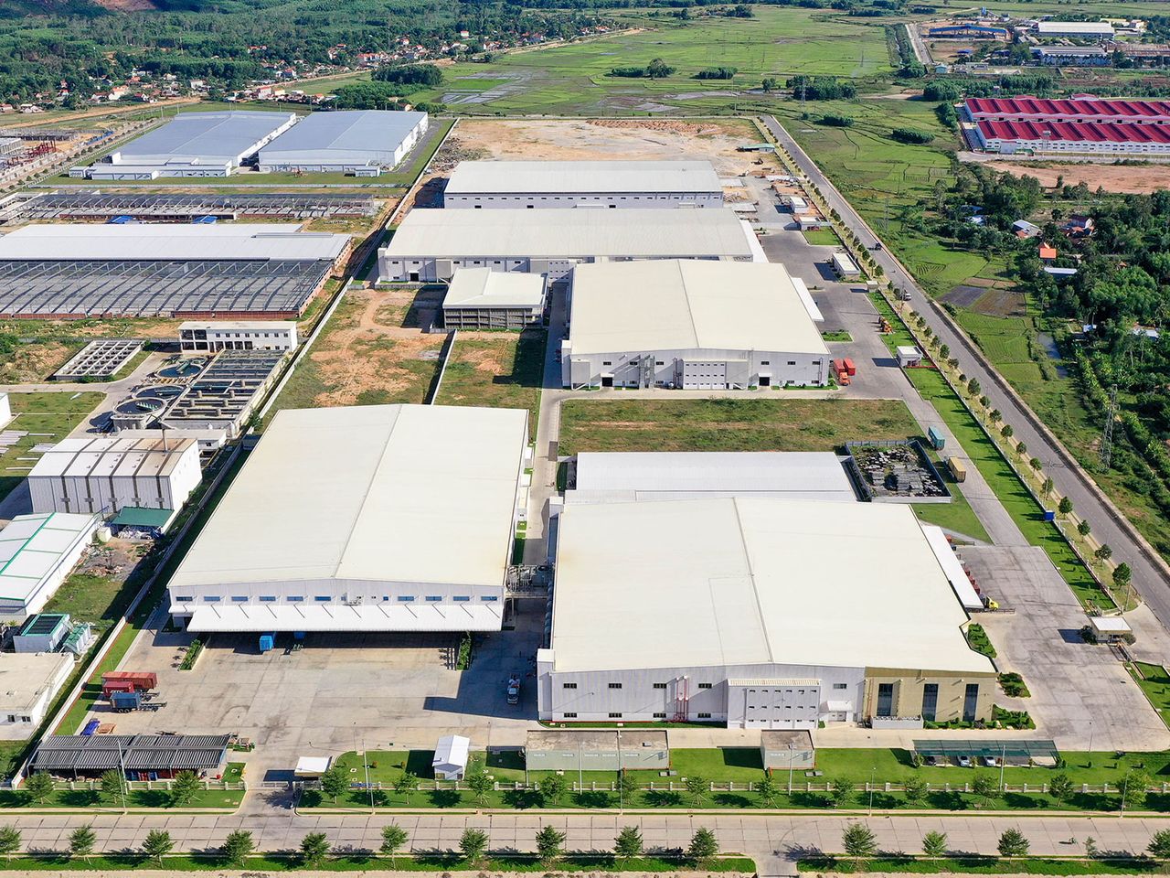 Millennium Exterior and Wooden Furniture Manufacturing & Processing Factory – steel structure, Quang Ngai Province, Vietnam