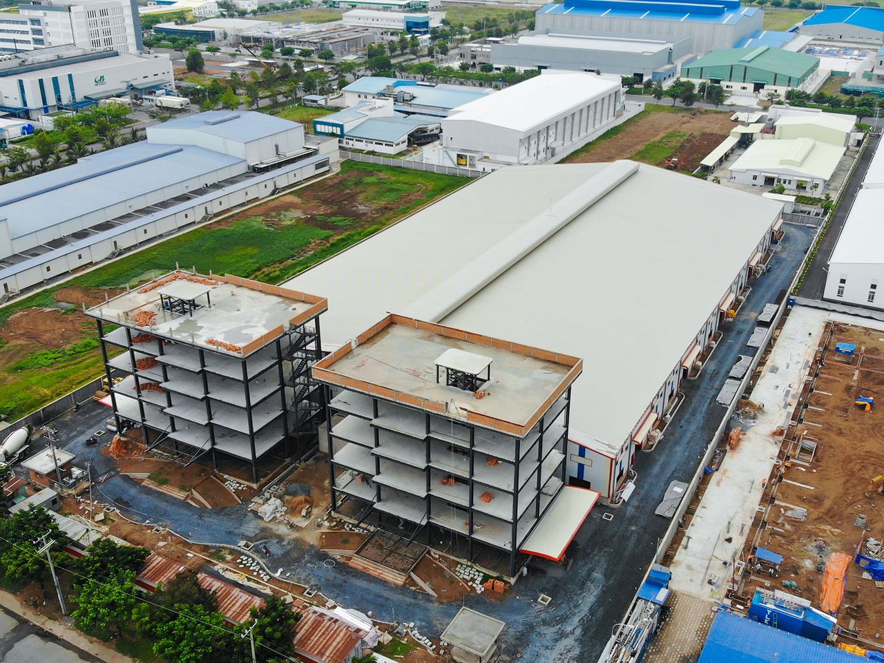 Nam Long Warehouse – steel structure, Tay Ninh Province, Vietnam