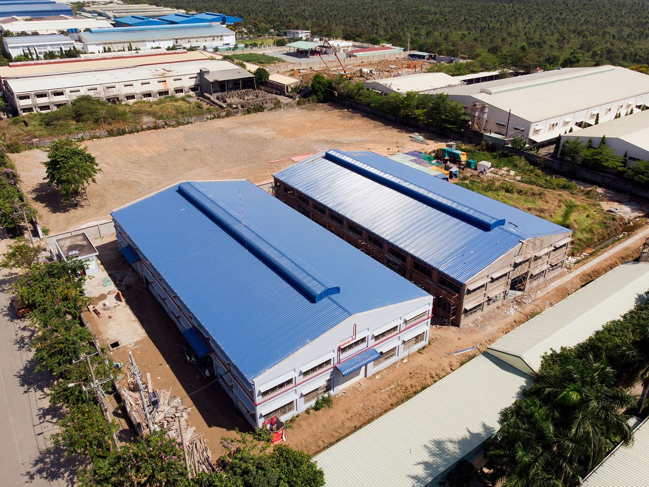 Pacific Warehouse – steel structure, Hoc Mon District, Vietnam