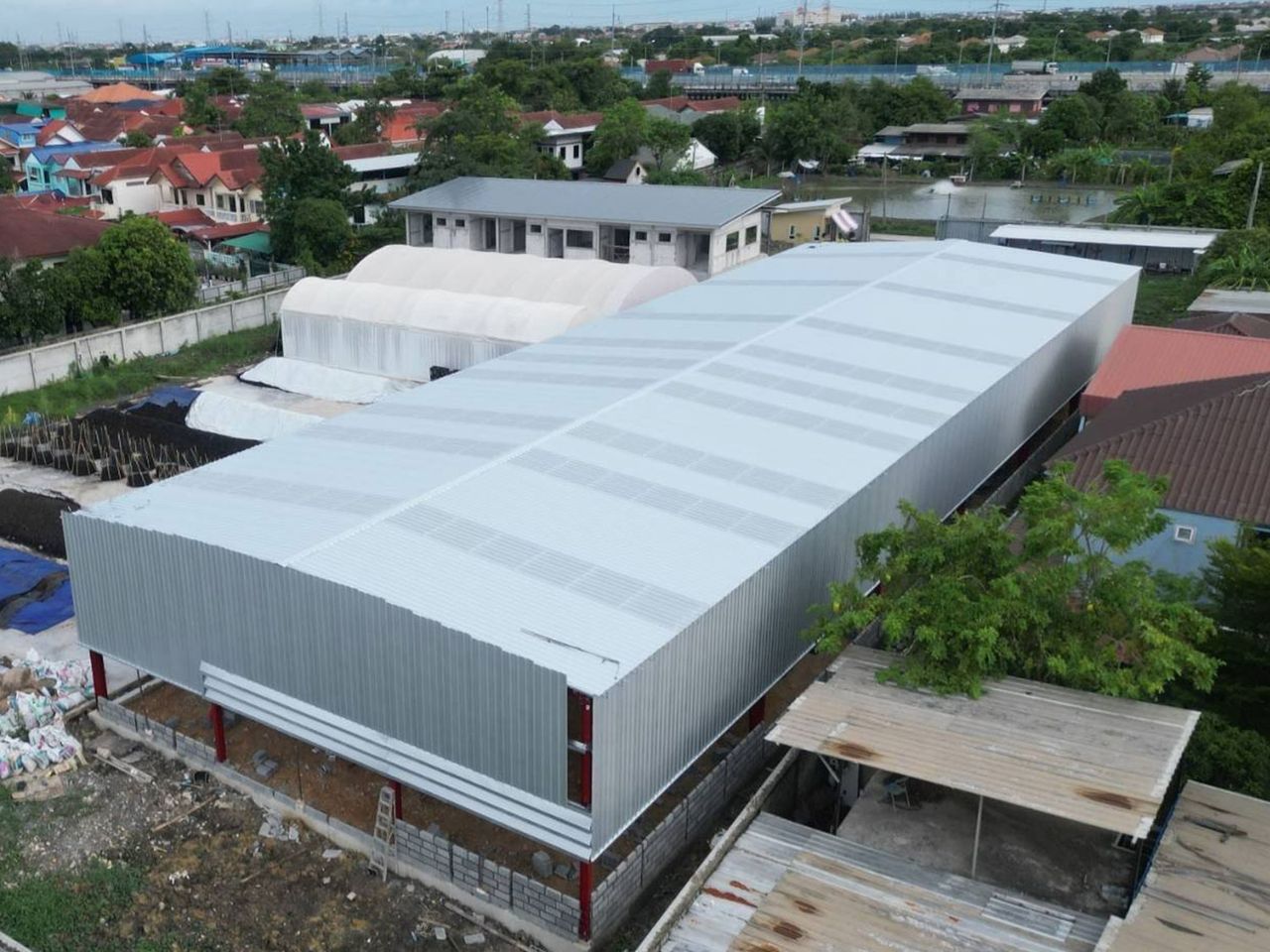 Warehouse 16×50 – steel structure, Thailand