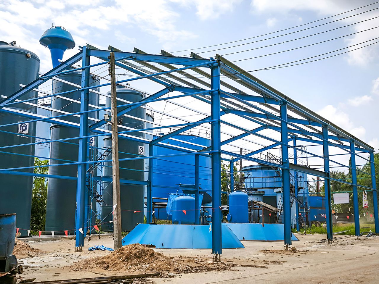 Warehouse 20×36 – steel structure, Thailand