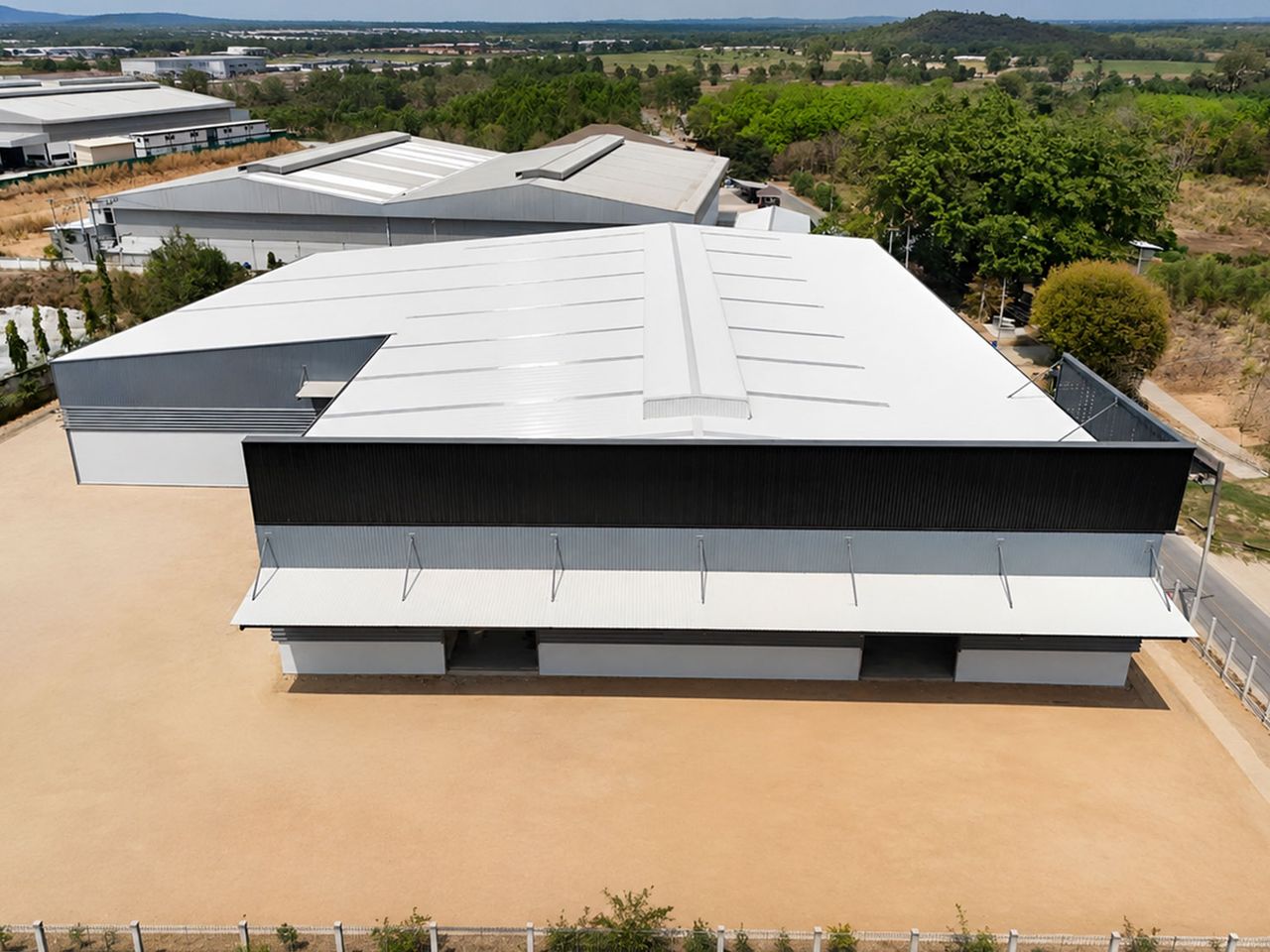 Warehouse 20×36M – steel structure, Thailand