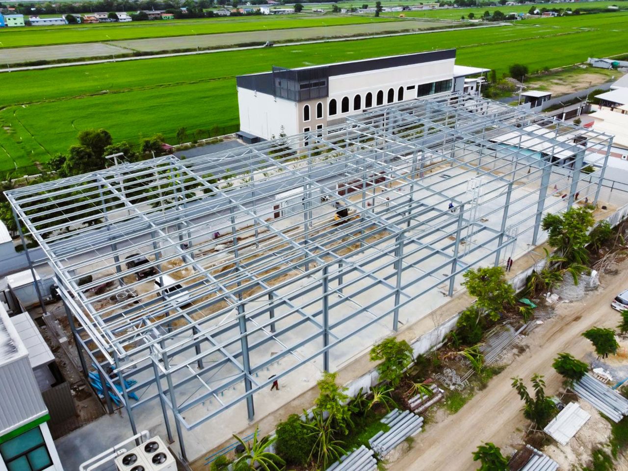 Warehouse 23×62 – steel structure, Thailand