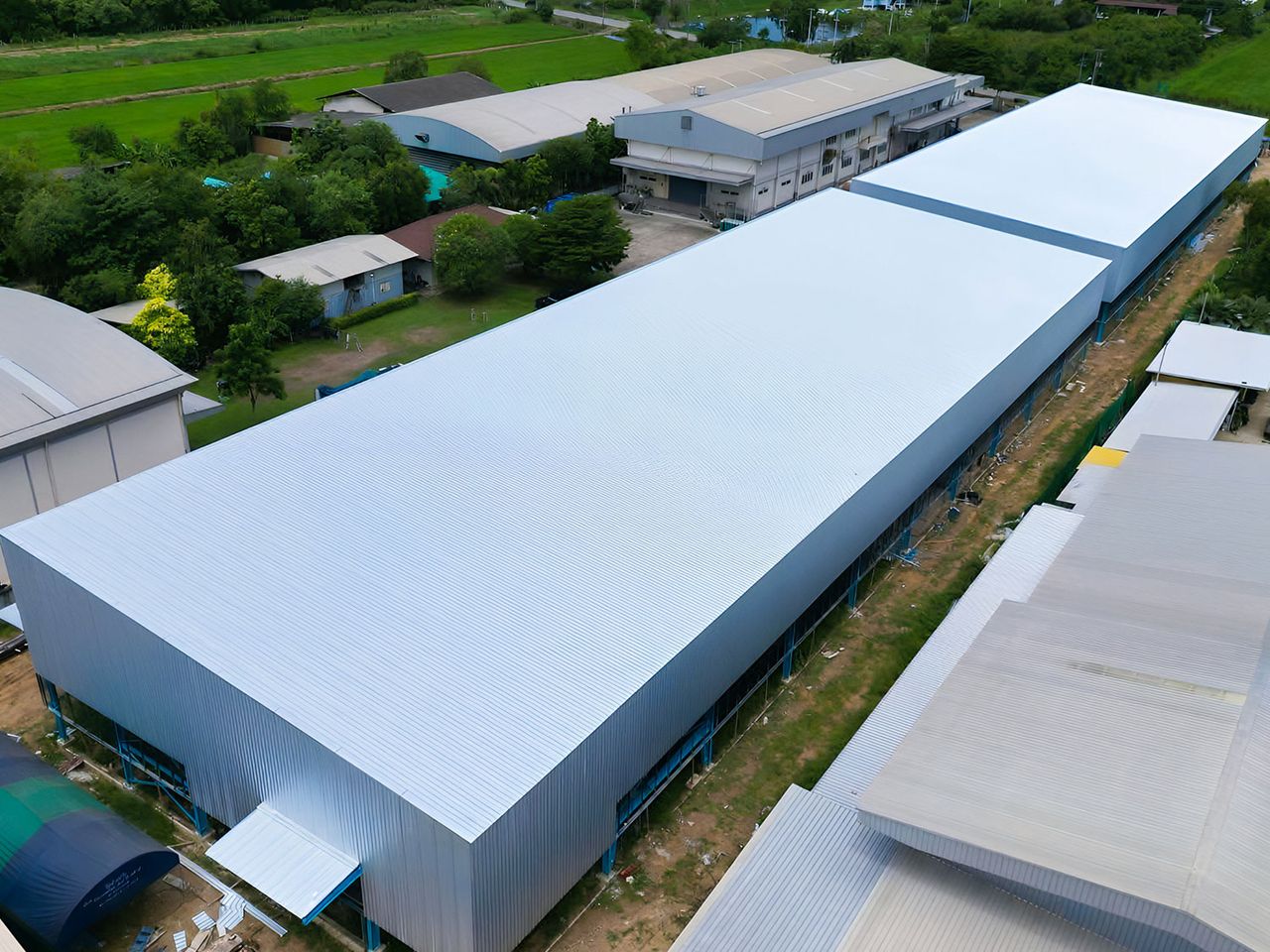 Warehouse 25×80 – steel structure, Thailand