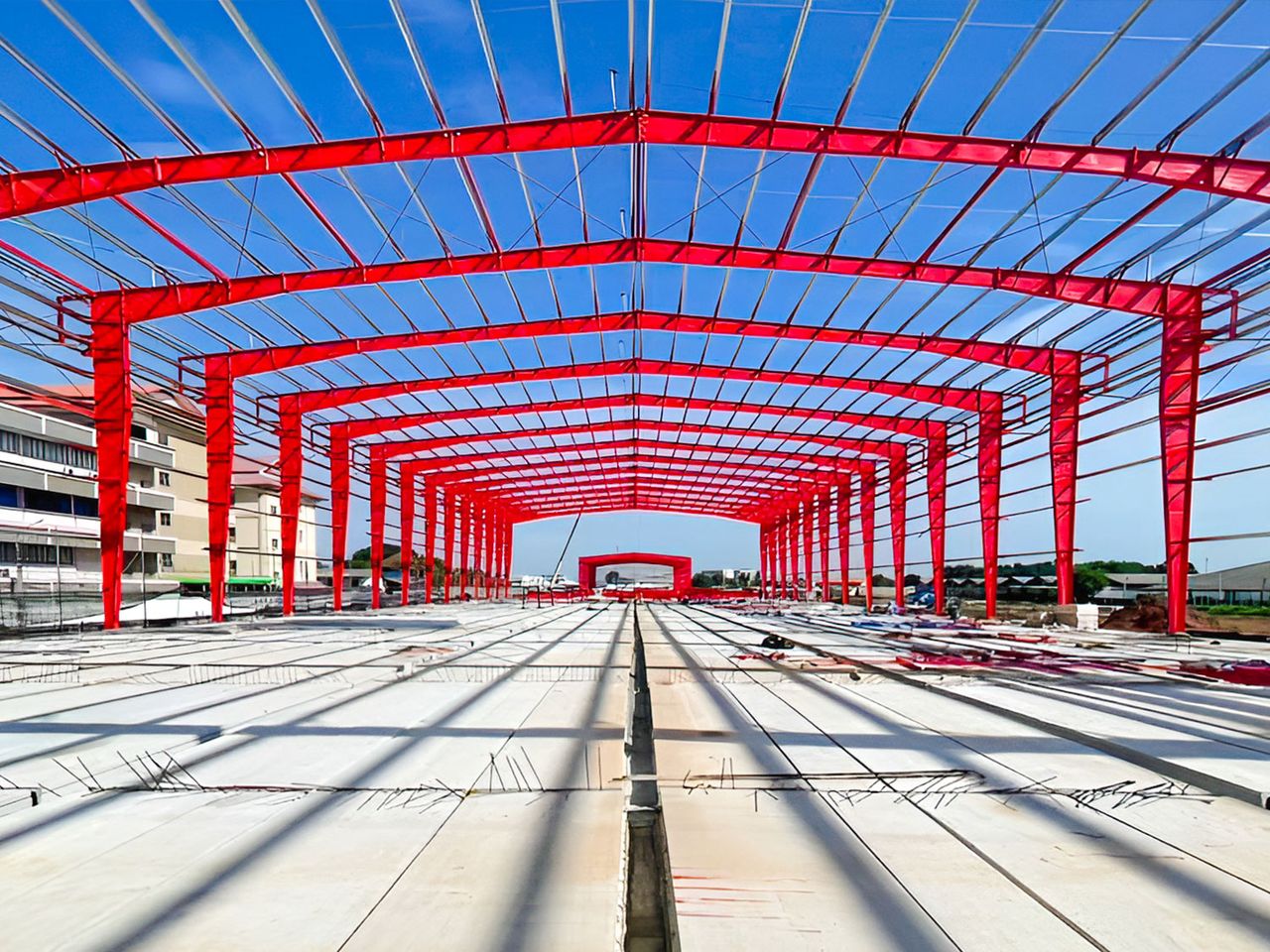 Warehouse 36×300M – steel structure, Thailand