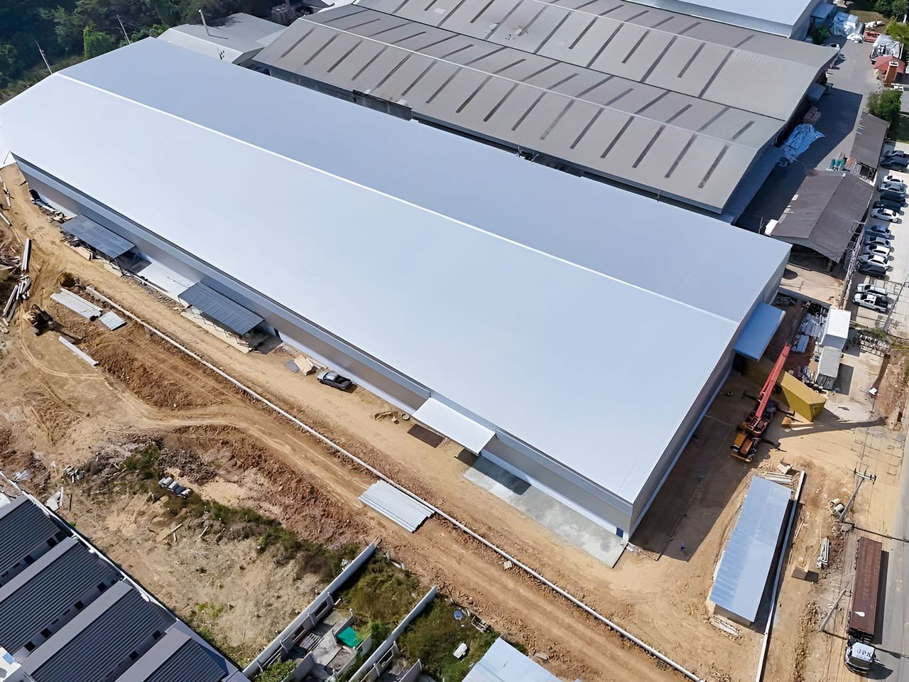 Warehouse 38×135 – steel structure, Thailand