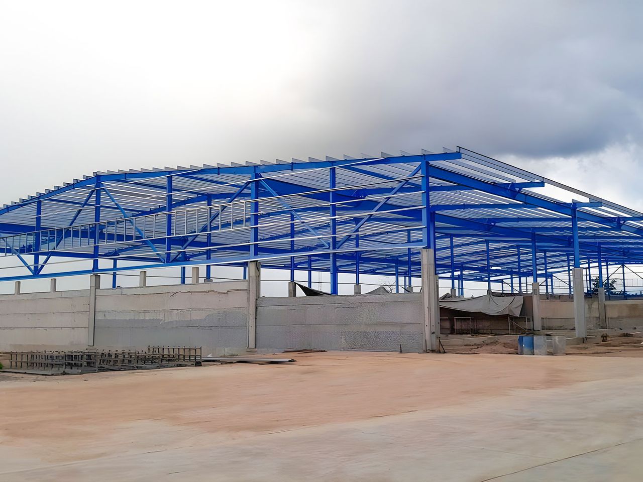 Warehouse 53×120 – steel structure, Thailand
