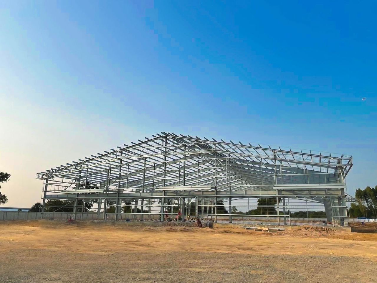 Warehouse 54×112 – steel structure, Thailand