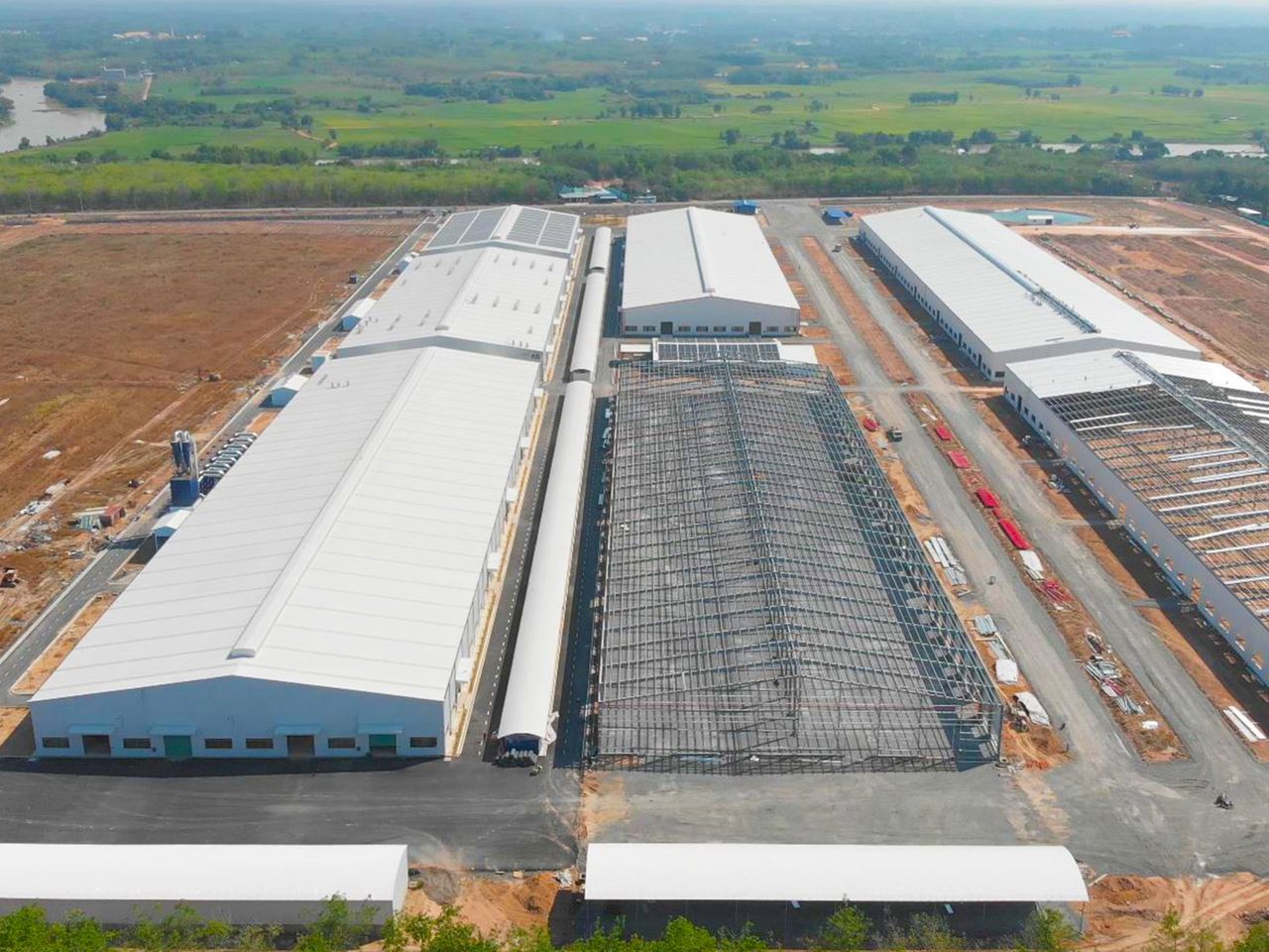 Tay Ninh AA Corporation Factory – steel structure, Vietnam