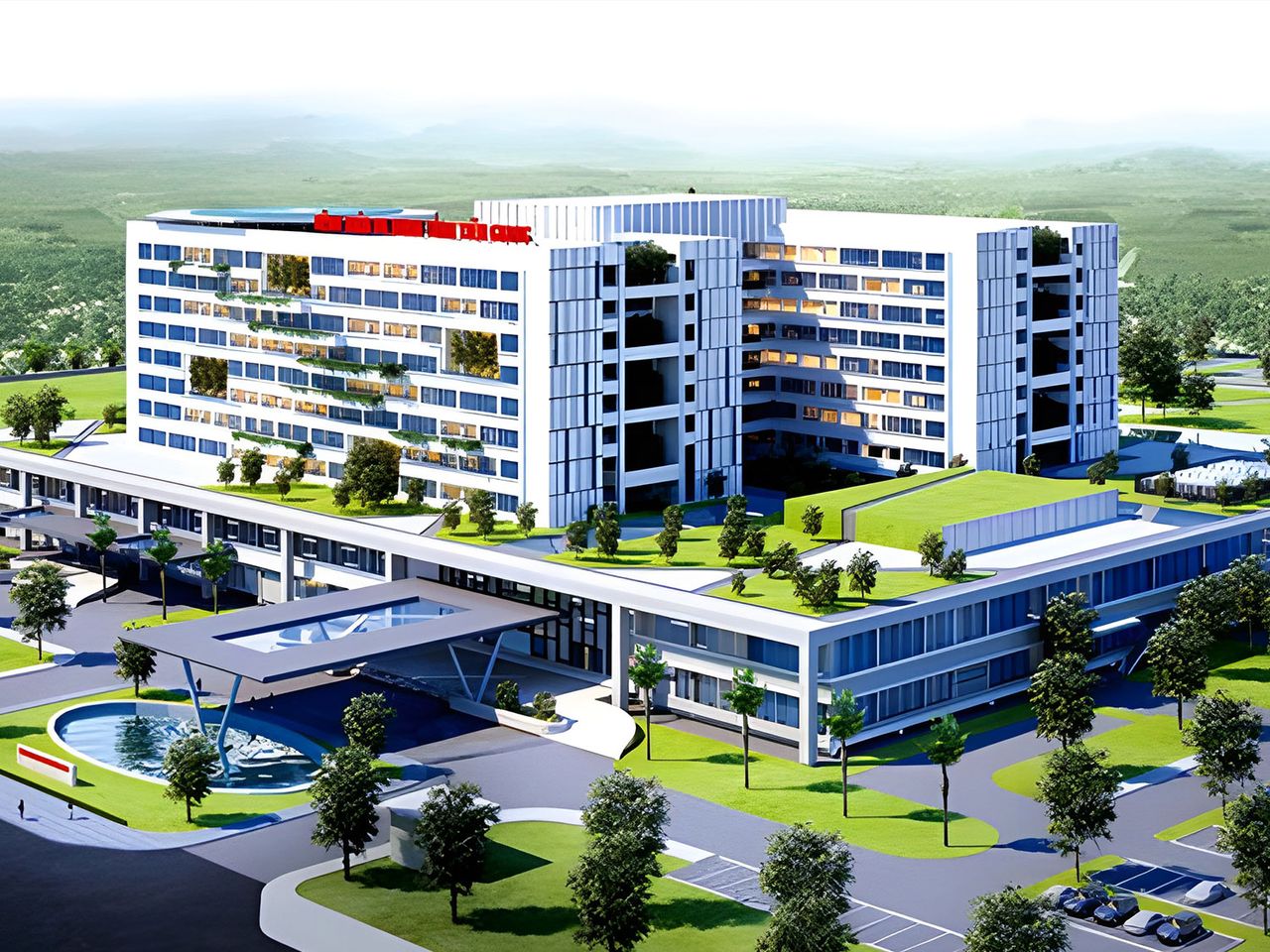 Tien Giang General Hospital Project – steel structure, Vietnam