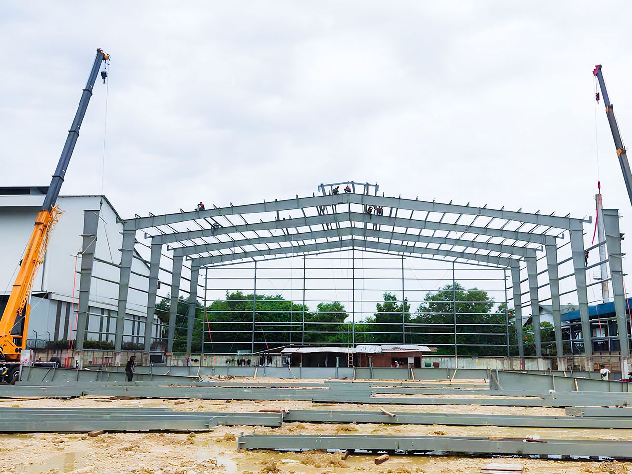 Wika Intinusa Warehouse – steel structure, Indonesia