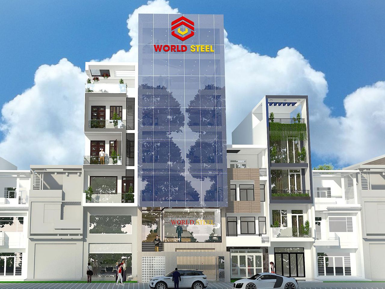 World Steel Group Office - Ho Chi Minh City – steel structure, Ho Chi Minh City, Vietnam